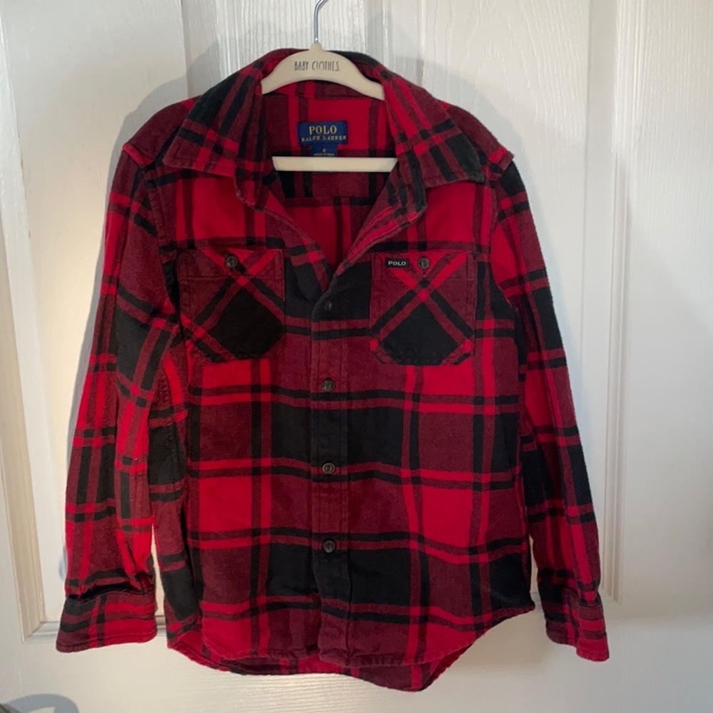 Ralph Lauren Flannel Button Down Shirt.